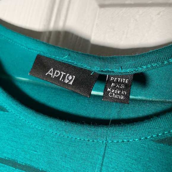 Apt 9 - Roll Sleeve Burn Out Tee - Picture 4 of 5